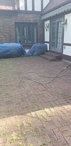 Brick Patio #1 Before