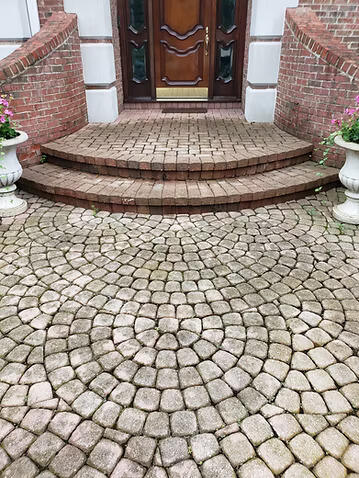 Entrance Stairs Before